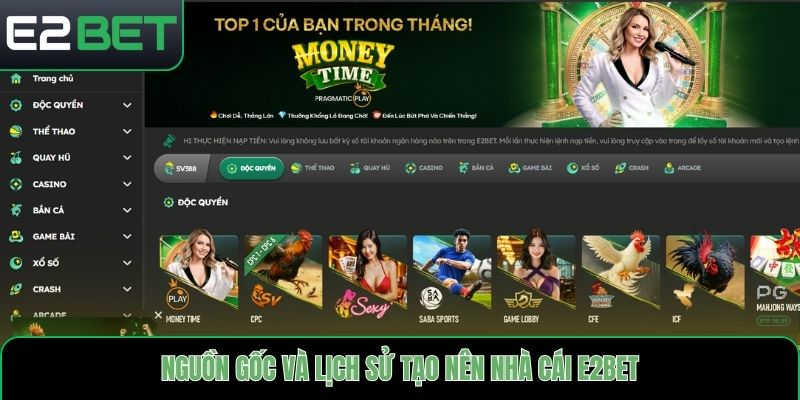 Nguồn gốc và lịch sử tạo nên nhà cái E2bet